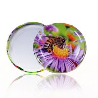 Атрактивни капачки за стъклени буркани с пчелен мед , снимка 1 - За пчели - 41494458