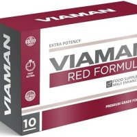 Нова добавка Мощен Viaman Red за Мъже - Бързи Резултати, 10 Капсули, снимка 1 - Хранителни добавки - 44250094