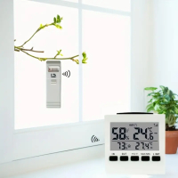 Термометър и хигрометър с външен Сензор от VISTEC  , снимка 6 - Друга електроника - 44622805