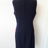 Тъмно синя рокля-сукман Love Moschino, снимка 3 - Рокли - 35886545