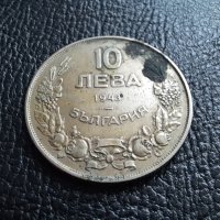 Стара монета 10 лева 1943 г. България - перфектен релеф,желязна!, снимка 8 - Нумизматика и бонистика - 42129307