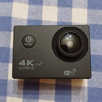 Екшън камера (action camera) 4k ultra hd + аксесоари, снимка 1 - Камери - 44165275