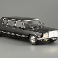 ЗИЛ 41045 Президентска лимунзина (черна) - мащаб 1:43 на ДеАгостини модела е нов в блистер, снимка 2 - Колекции - 41666606
