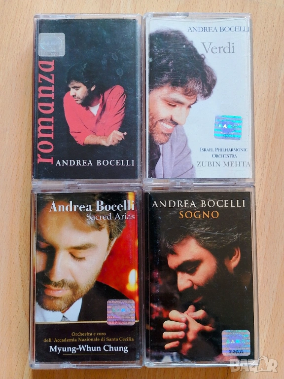 Andrea Bocelli лот касетки, снимка 1