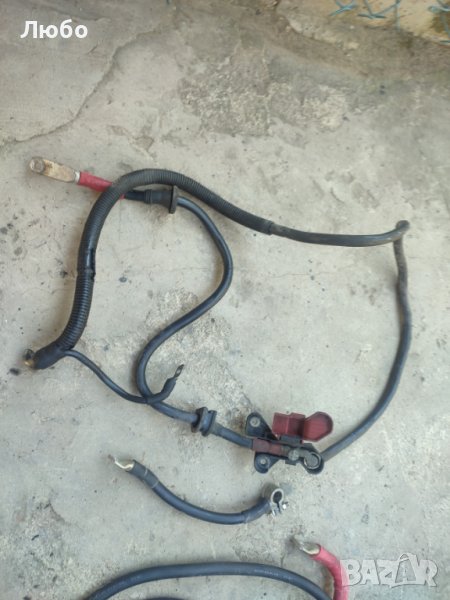 Плюсов + кабел в моторния отсег за Ауди А6 ц6 4ф 3.0тди Audi A6 c6 4f 3.0tdi, снимка 1