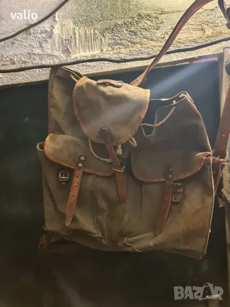 Брезентова туристическа раница , снимка 1