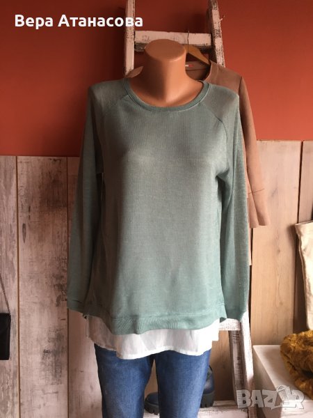 🧚🏽‍♂️ Туника в цвят мента с ефектен гръб🧚 хл🧚🏽‍♂️ Amisu🧚🏻‍♀️, снимка 1