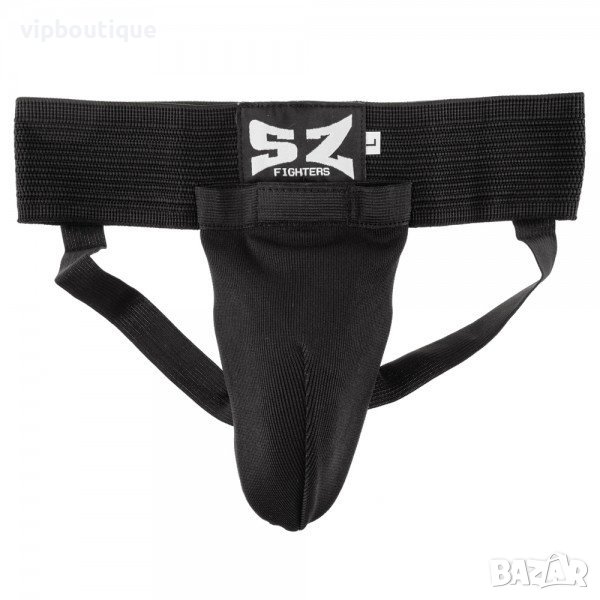 Протектор за слабини с PVC чашка Черен, снимка 1