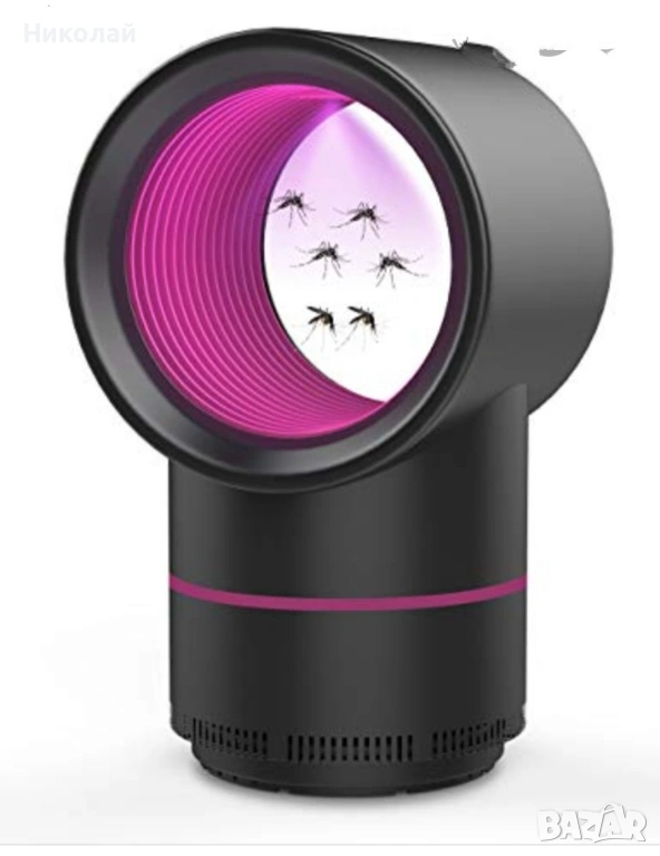 Лампа против комари, USB зареждане, улавя до 20 квадратни метра, снимка 1