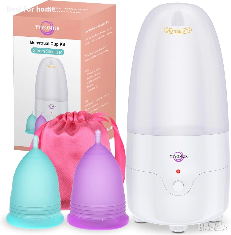 Стерилизатор за менструални чашки с пара, снимка 1