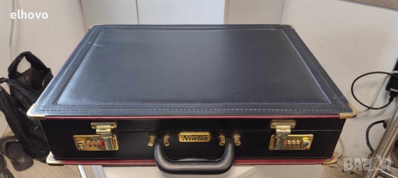 Кожено дипломатическо куфарче с шифър Nivella, снимка 1