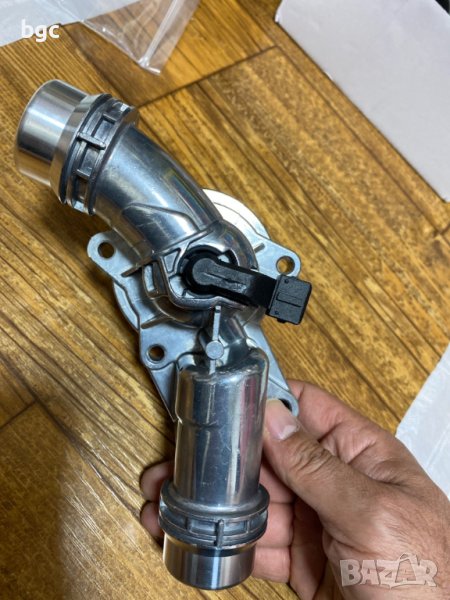 Алуминиев Корпус Алуминиево тяло Фланец за Термостат BMW M52TU M54 E46 E39 - БЪРЗИ ВРЪЗКИ!, снимка 1