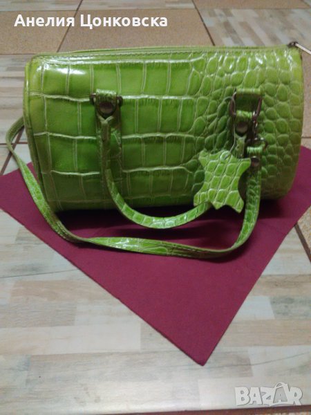 Нова италианска чанта 100 % ест. кожа , снимка 1