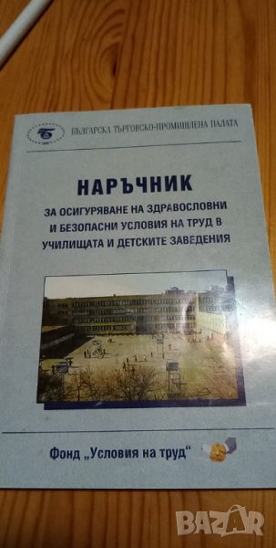Наръчник за осигуряване на здравословни и безопасни условия на труд в училищата и детските заведения, снимка 1