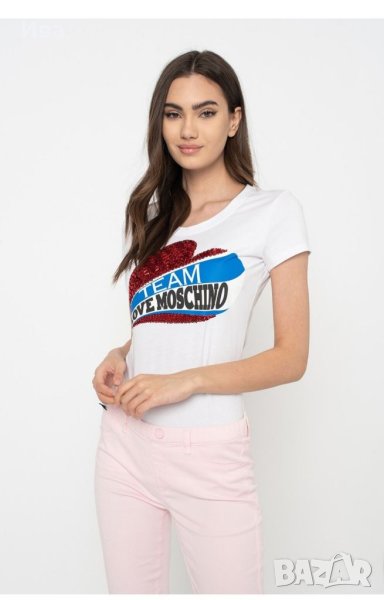 Дамска тениска Love Moschino S размер, снимка 1