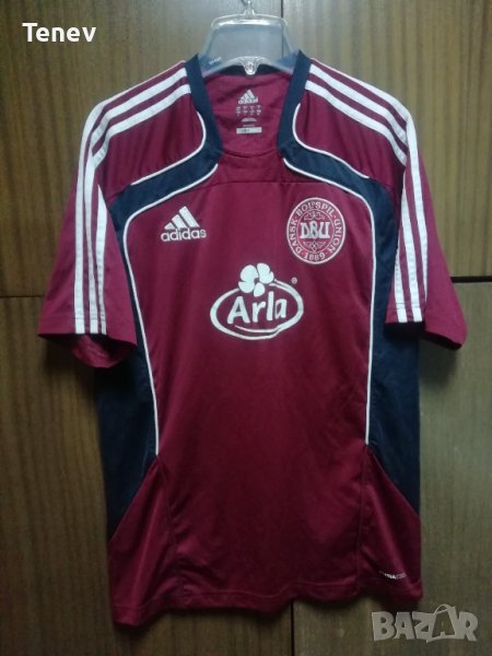 Denmark Adidas Дания оригинална футболна тениска фланелка , снимка 1