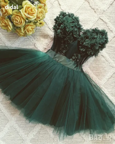 Бутикова официална рокля с корсет , снимка 1