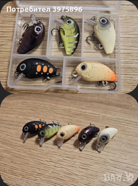 Нови воблери 2.5гр/3см - 15 броя комплект, снимка 1