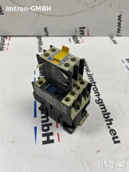TELEMECANIQUE LC1 D09 10 КОНТАКТОР С СПОМАГАТЕЛЕН КОНТАКТЕН БЛОК LA1 DN 11, снимка 1