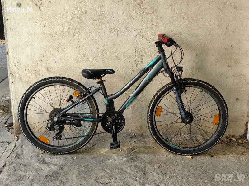 Алуминиев детски велосипед 24 цола Exte , снимка 1