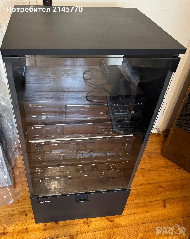 Оригинален аудио шкаф (rack) Pioneer комплект с аудио компоненти, снимка 1