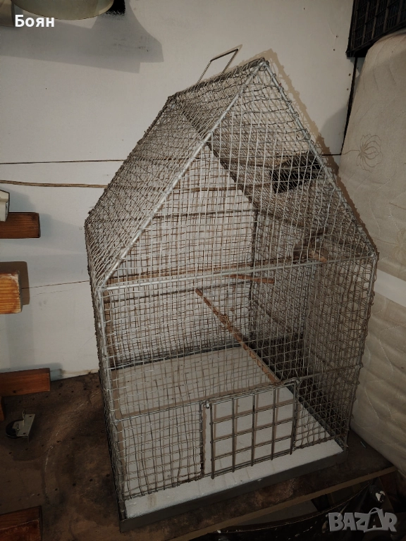 Метална клетка за птиче, снимка 1