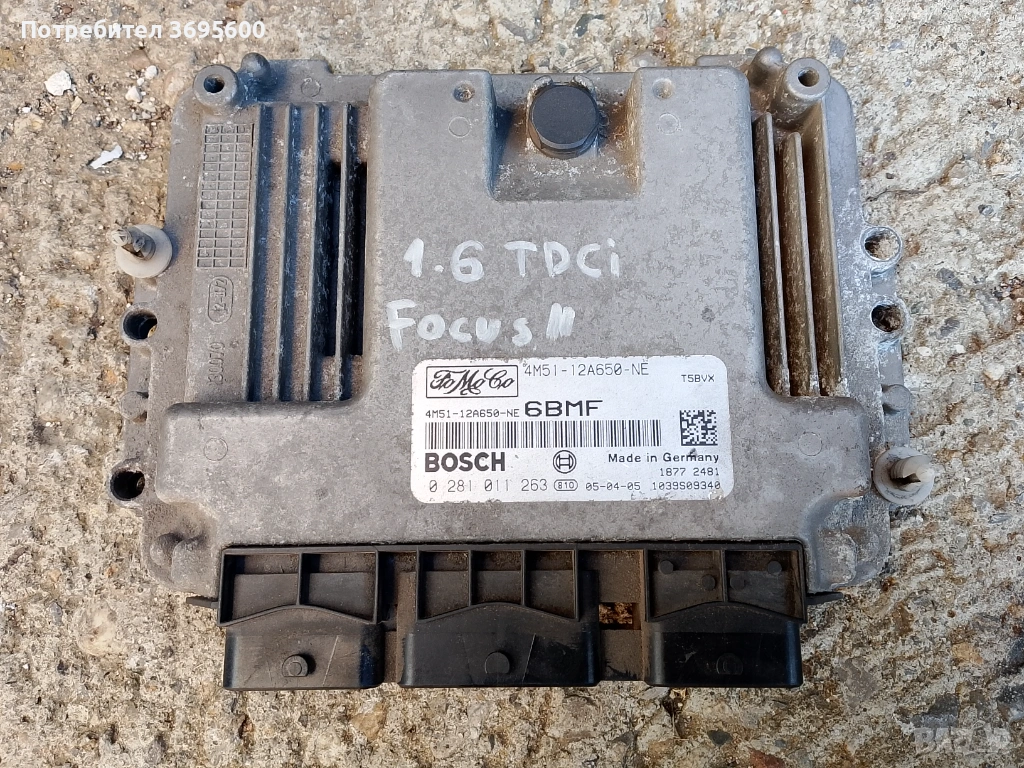 Компютър Ford Focus MK2 1.6 TDCI 109кс Форд Фокус МК2 ТДЦИ, снимка 1