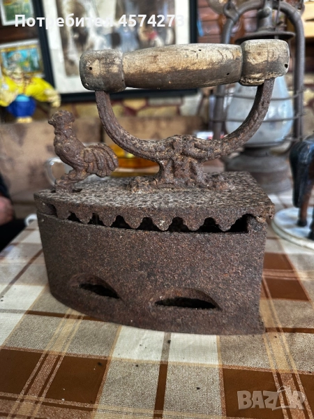 Старовремска ютия на въглища , снимка 1