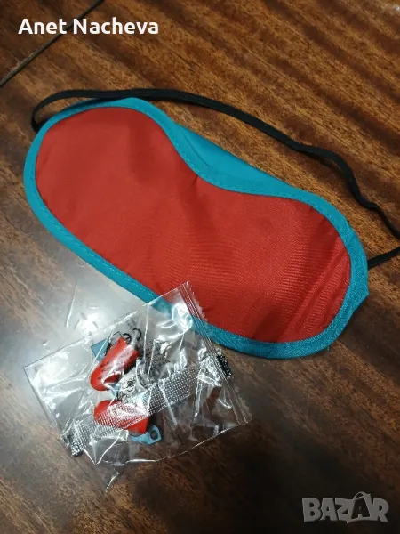Маска за очи за спане и тапи  за уши , снимка 1