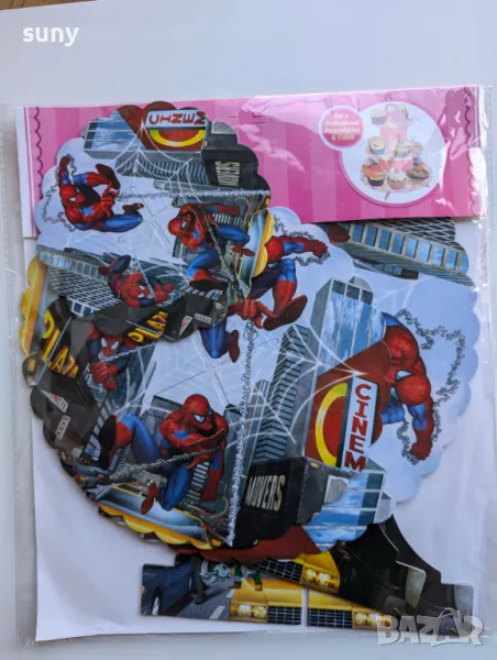 Стаойка за мъфини Спайдърмен, снимка 1