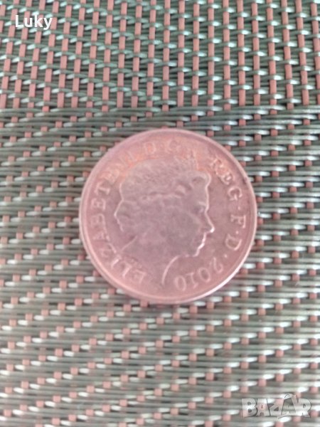 Продавам 1 пени-2010 г.Англия., снимка 1