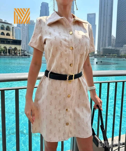 рокля тип риза ysl saint laurent , снимка 1