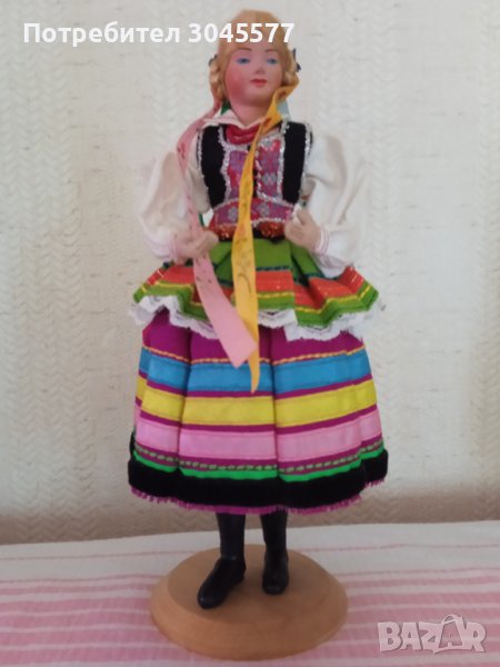 Кукла в народна носия (24 см), снимка 1