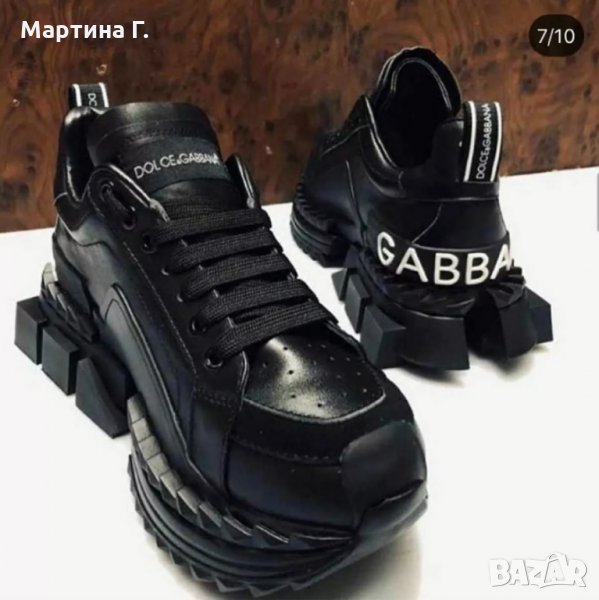 Dolce & Gabbana Черни Дамски Спортни Обувки Маратонки Кецове Долче и Габана, снимка 1