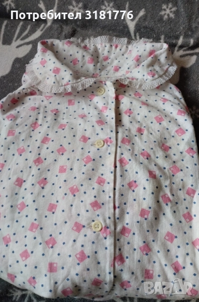 Дамска бархетена нощница., снимка 1