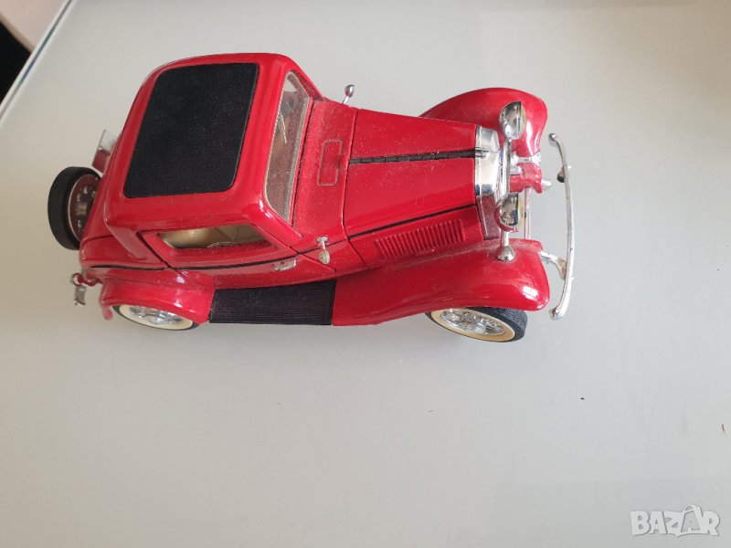  1932 Ford 3 WINDOW COUPE Diecast - 1:24 Scale - SUNNYSIDE Red, снимка 1