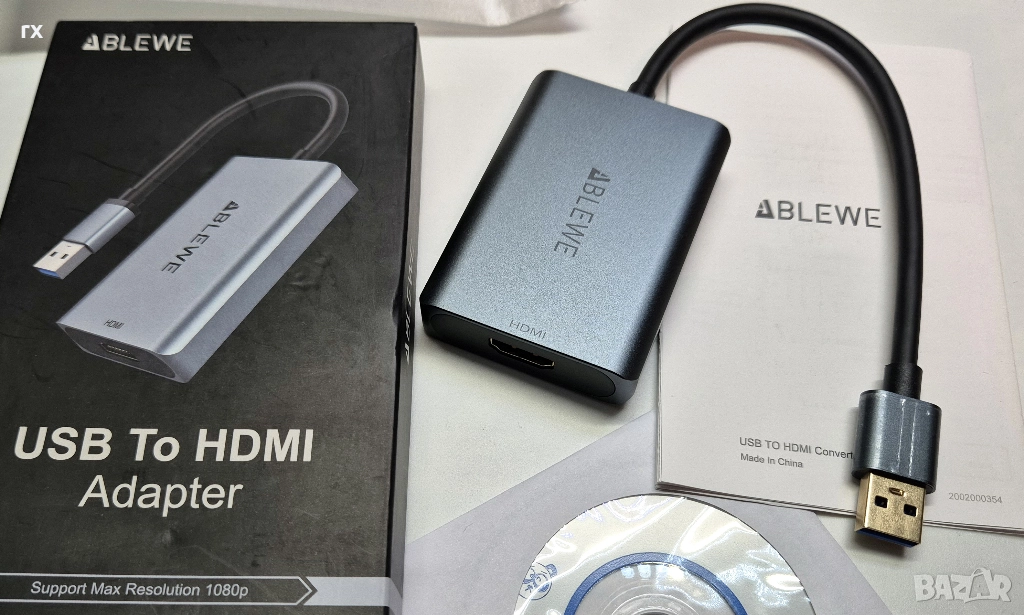 Ablewe USB To HDMI адаптер, снимка 1