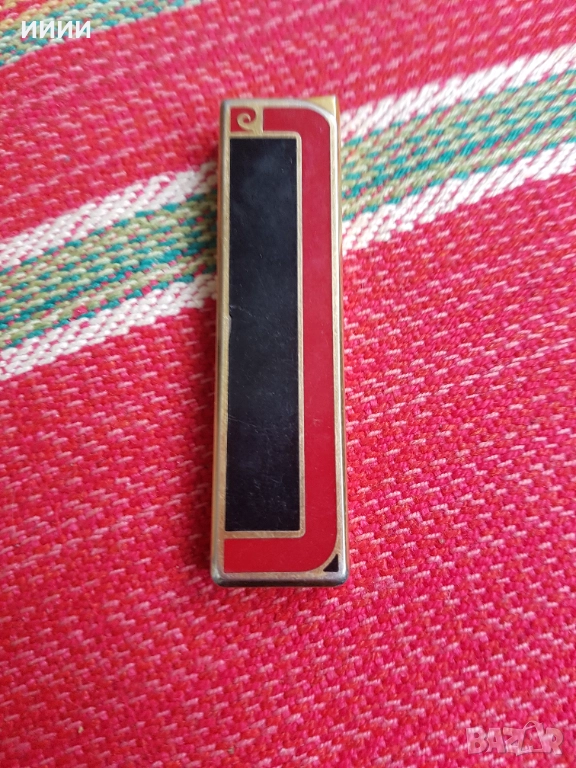 Позлатена запалка Пиер Карден, снимка 1