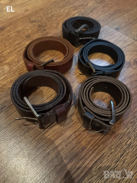 4 броя дамски колани 100%кожа , снимка 1