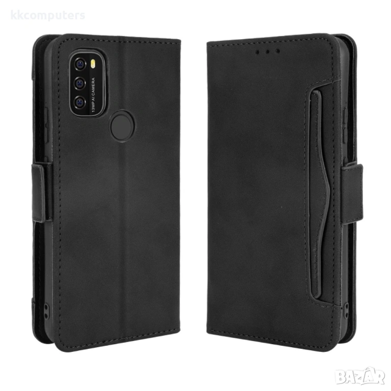 Blackview A70 (2021) Wallet Кожен Калъф и Стилус, снимка 1