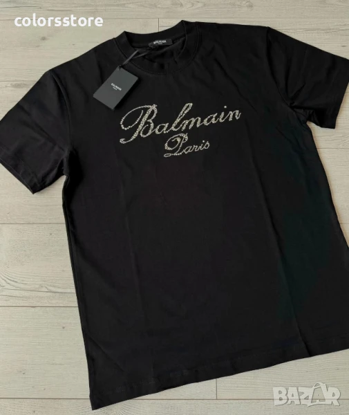 Черна мъжка тениска Balmain/IM67n, снимка 1