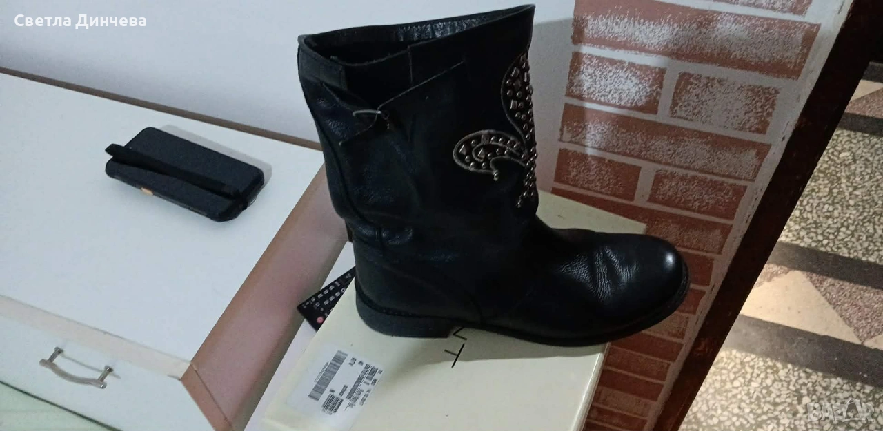 боти естествена кожа, снимка 1