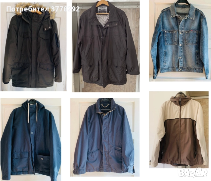 Намаление - Мъжки якета, 5 бр, различни цени и размери,зимни,преходни,L, XL,2XL.От 12 до 90 лв, снимка 1