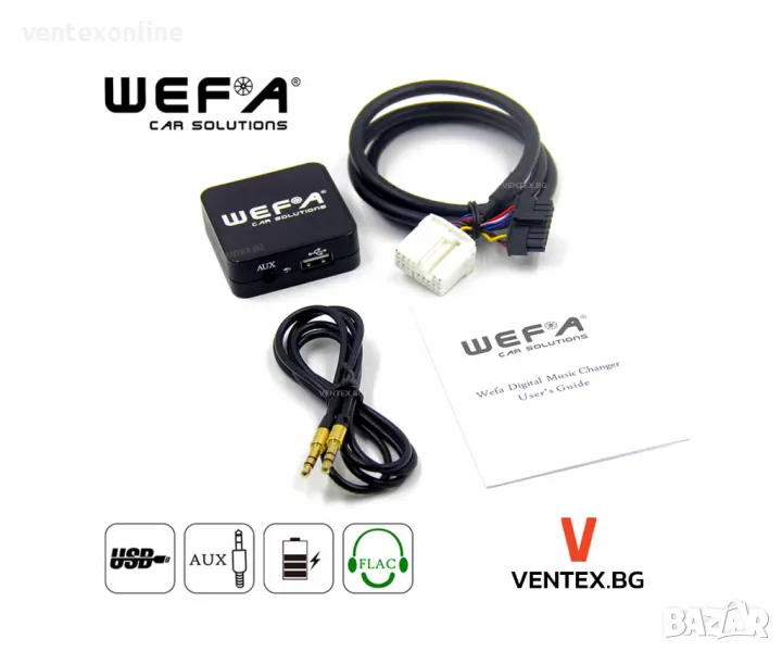 WEFA чейнджър за Honda Civic, CR-V, Accord, FR-V, Jazz с USB и AUX, снимка 1