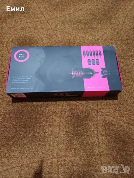 Комплект четки и щипки за коса, снимка 1