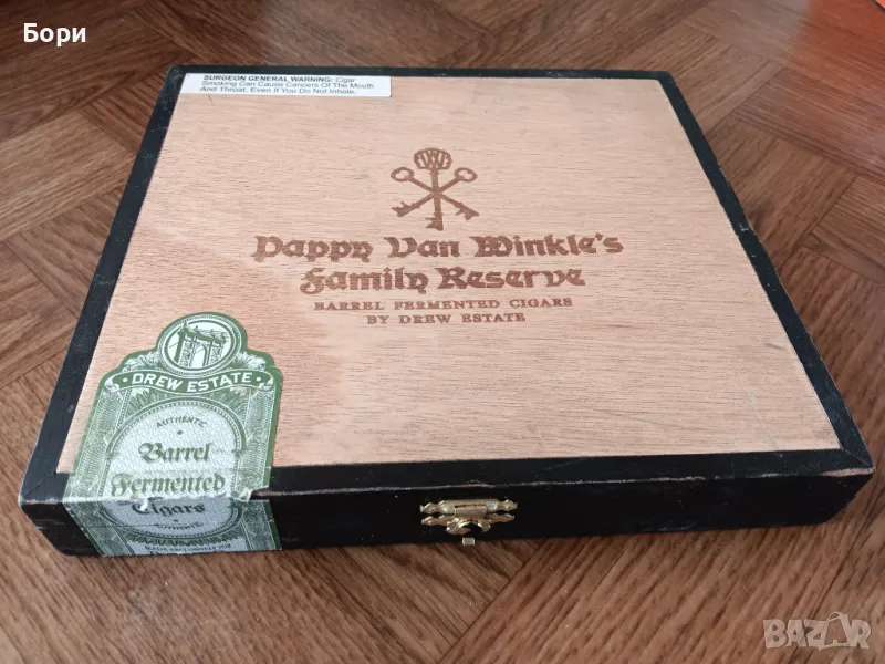 Кутия от пури дървена, снимка 1