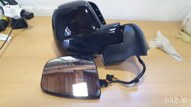 Дясно огледало с Камера и 13 пина за Citroën Berlingo, Peugeot Partner / Берлинго, Партнер, снимка 1