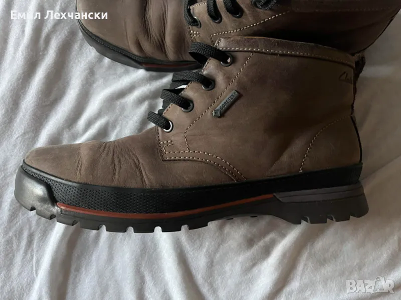 Обувки Clarks 43 номер, стелка 27,5, естествена кожа, гумен борд, снимка 1