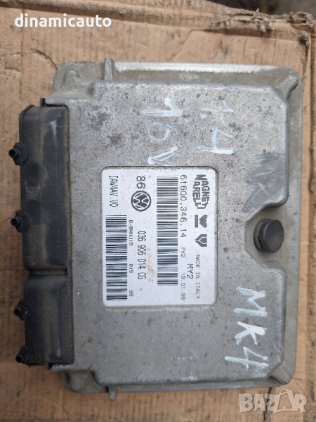 Компютър двигател за VW Golf 1.4 16V - 036 906 014 OG, снимка 1