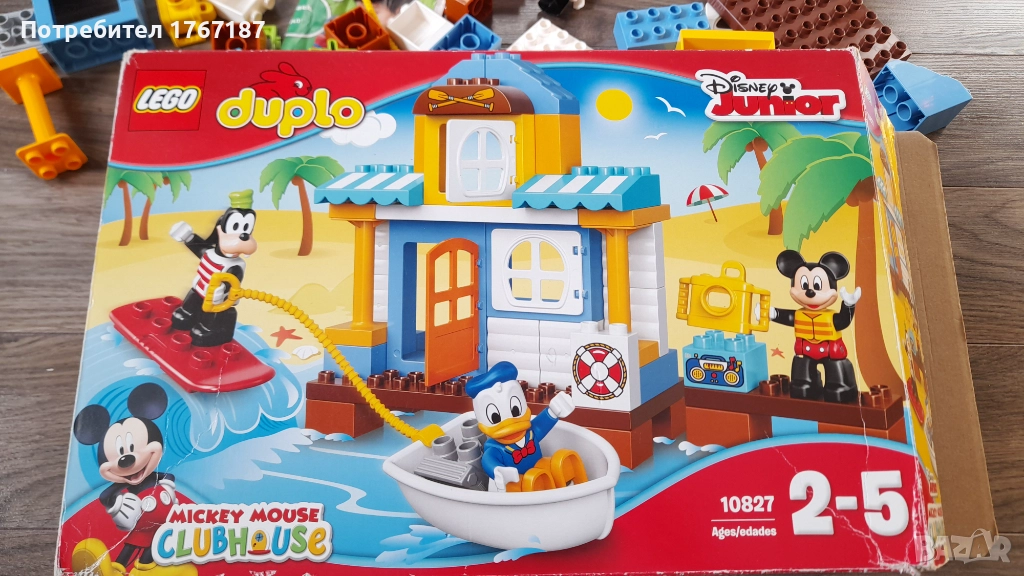 Лего Дупло Мики Маус Lego Duplo конструктор 48 части като НОВ, снимка 1